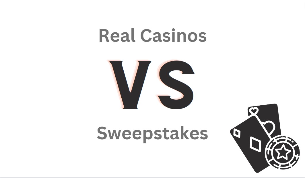 featured image differences between real casinos and sweepstakes casinos