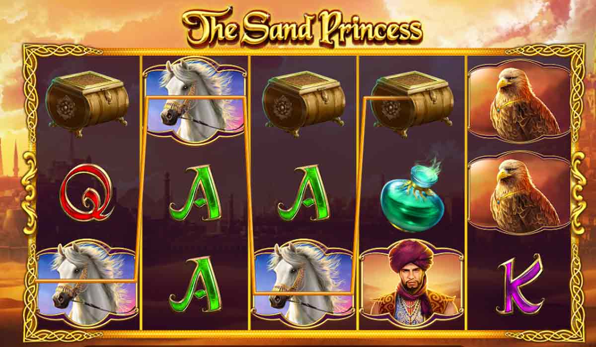 the sands princes slot interface