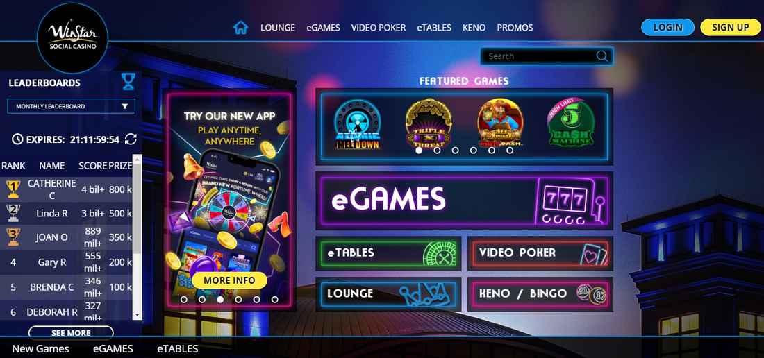 homepage winstaronlinegaming social casino