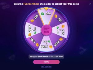 funruze daily spinning wheel