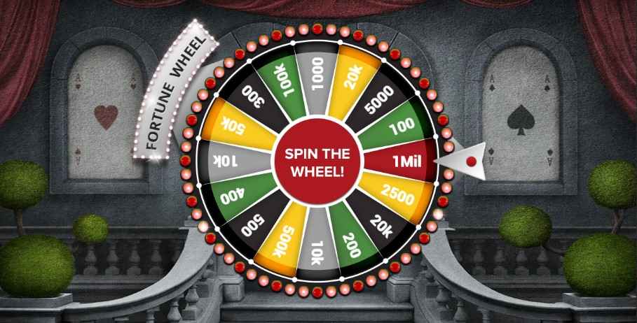 fortune wheel daily bonus playjack casino 