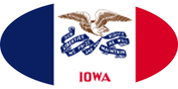ellipse iowa flag logo