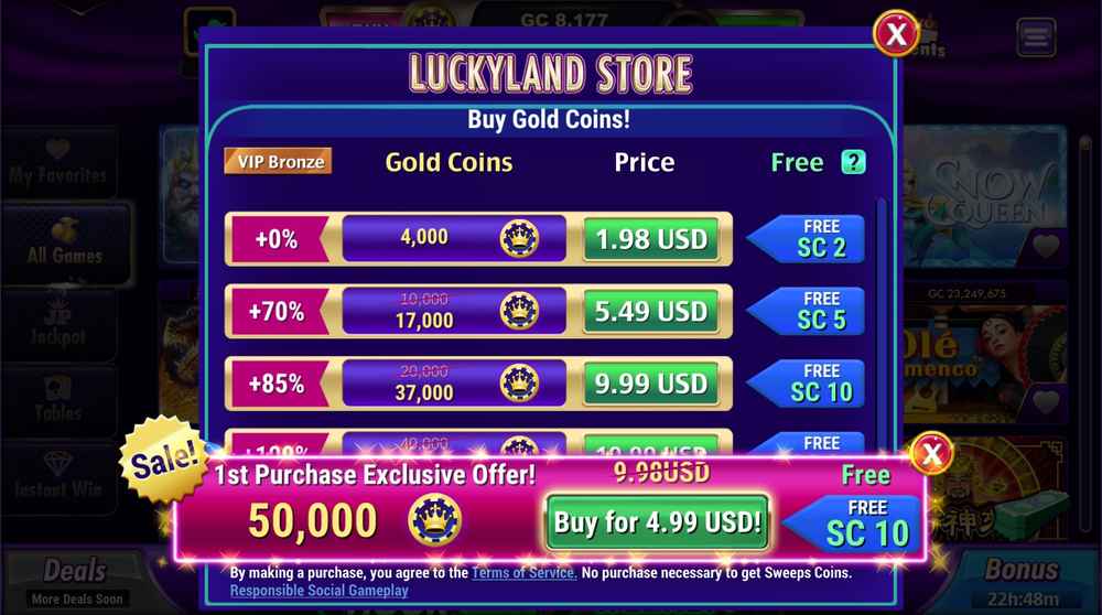 luckyland gold coin store