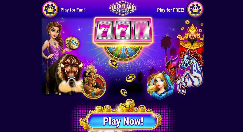 lucky;land slots sweeps casino landing page interface