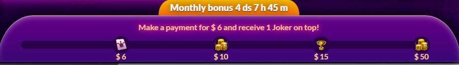 monthly bonus myjackpot 