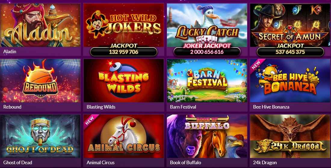 my jackpot social casino game lobby