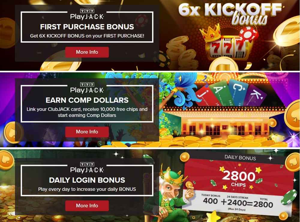 playjack social casino promotions 