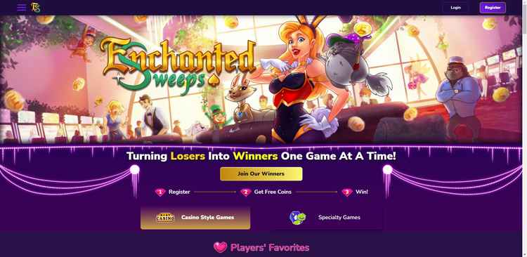 enchanted casino homepage