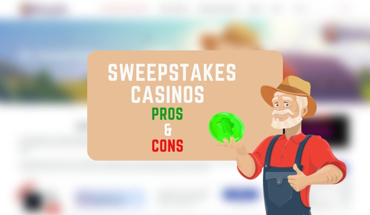 sweepstakes casinos pros and cons featured image