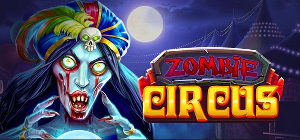 zombie circus slot logo