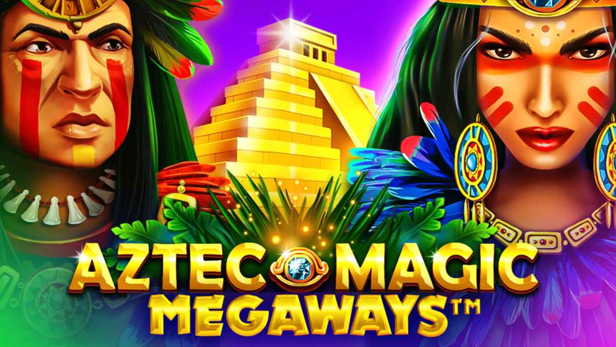 aztecmagic megaways slot logo