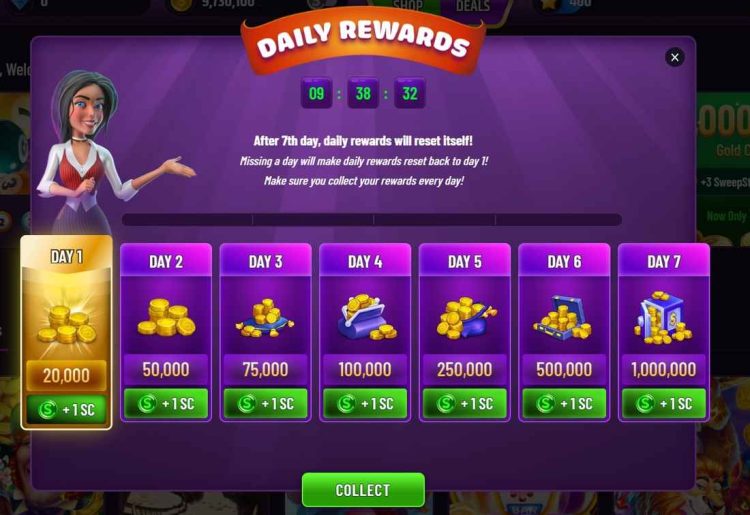 daily rewards promo dingdingding casino