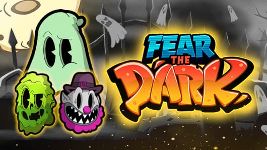 fear the dark slot logo