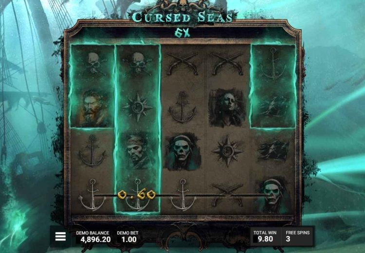 sunken treasure bonus round interface cursed seas 