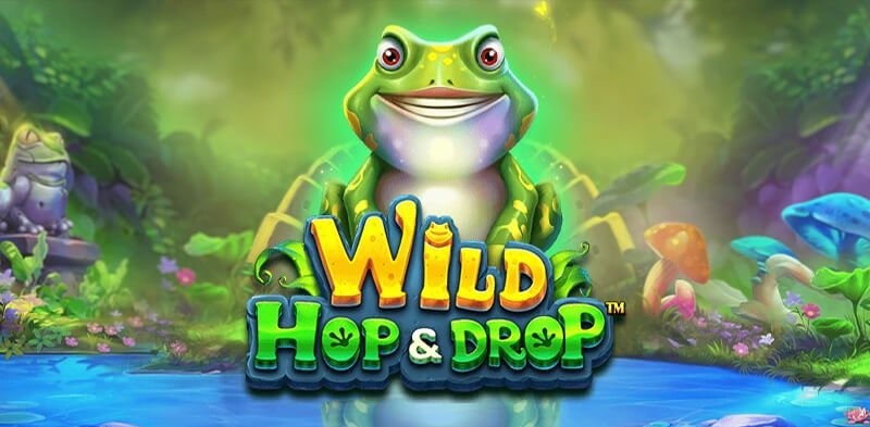 wild hop and drop slot logo
