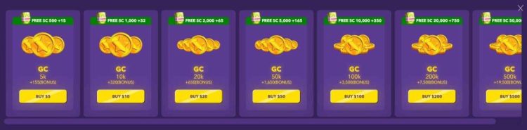 sweep slots casino coin store