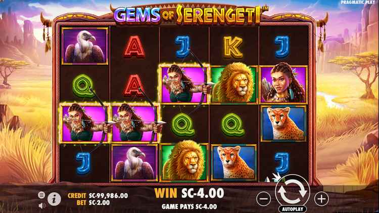 Gems Of Serengeti Slot Interface 2