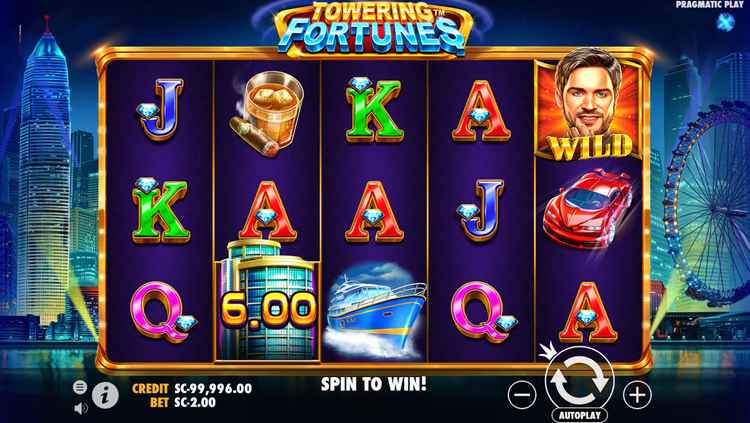 Towering Fortunes Slot Interface