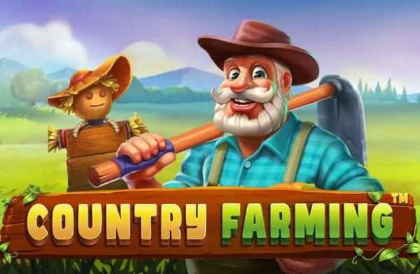 country farming slot logo