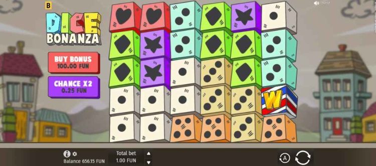 dicebonanza gameplay interface 