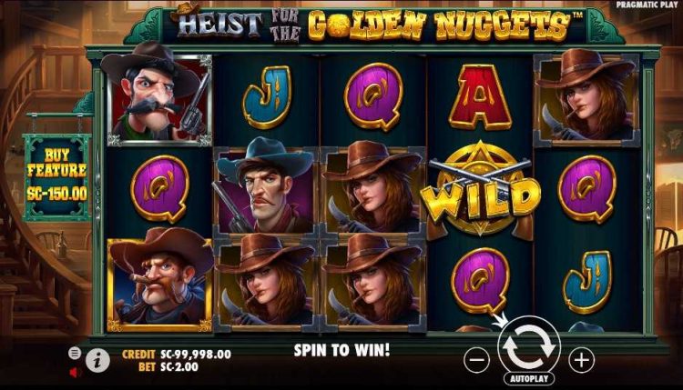 heist for the golden nuggets slot pragmatic play 