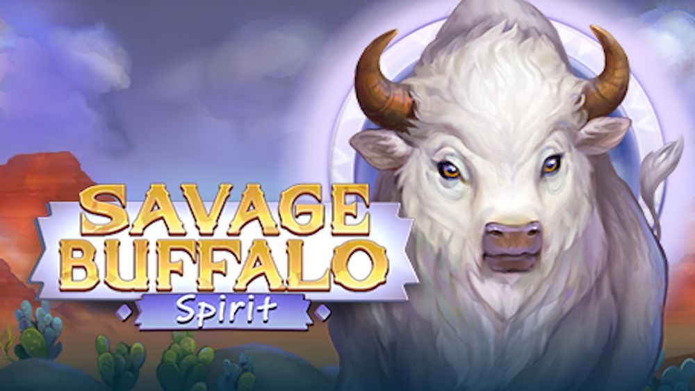 savage buffalo spirit slot logo