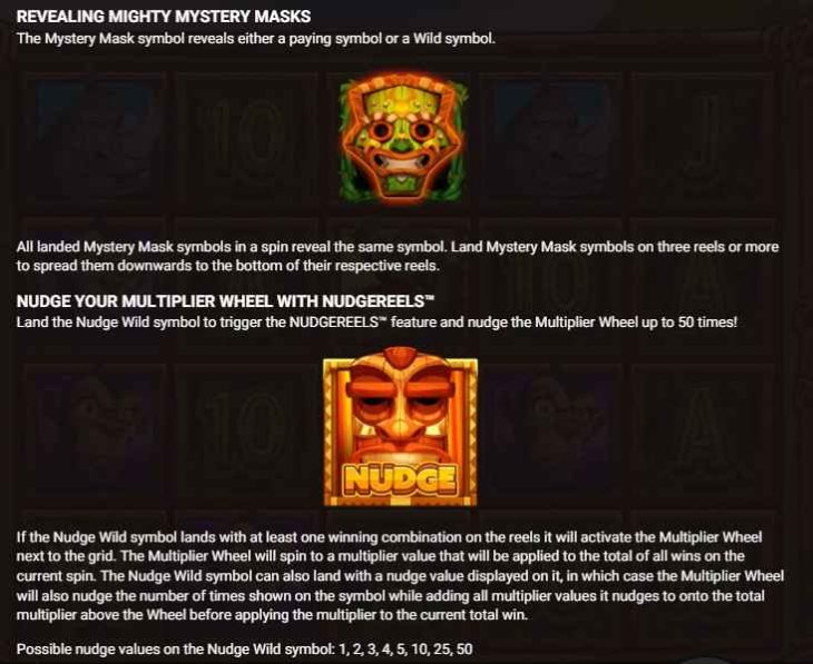 special features info mighty masks