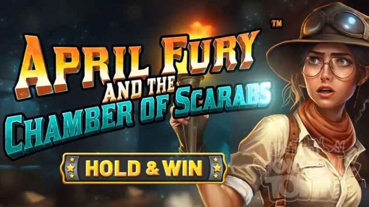 april fury and the chamber of scarabs slot logo