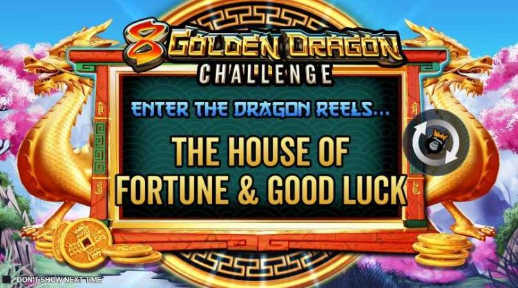 8 golden dragon challenge slot landing design