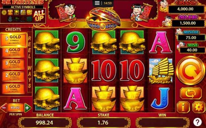 88 fortunes sweepstakes slots