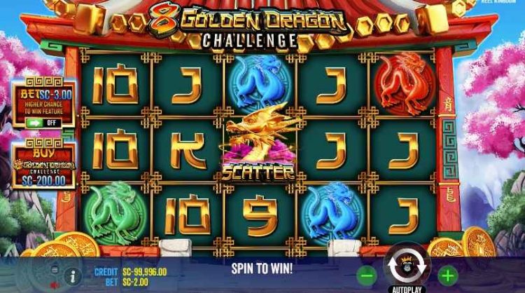 8golden dragon challenge slot interface