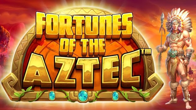 fortunes of the aztec slot logo