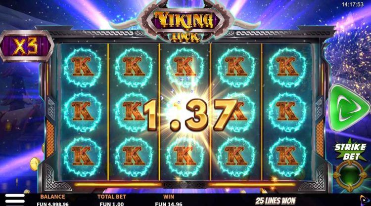 free spins bonus round vikinglock slot 