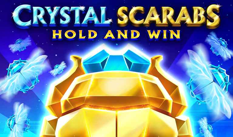 crystal scarabs slot banner