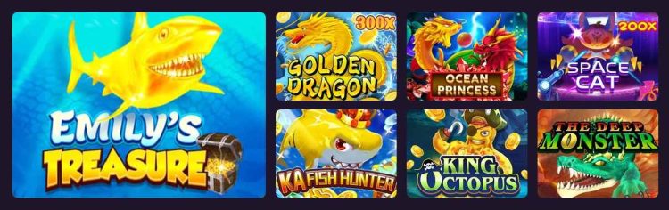 fishing games fortune coins casino