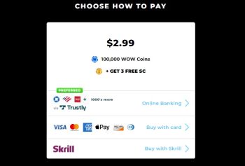 how to pay bundle wowvegas