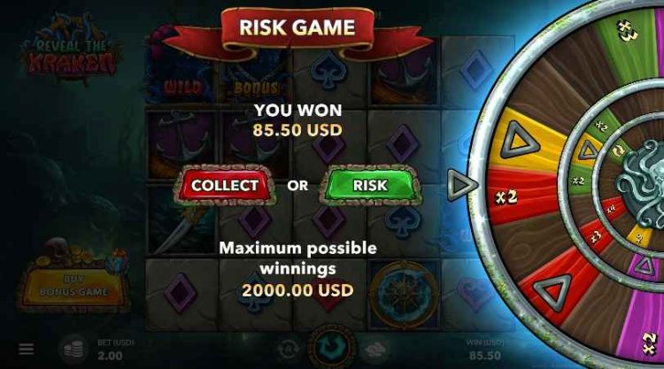 risk game reveal the kraken slot