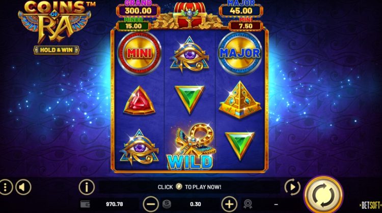 coins of ra slot interface