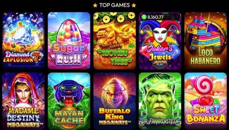 crown coins casino top games