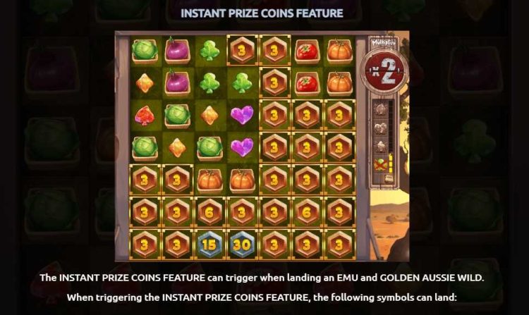 instant prize coins feature aussiesvsemus