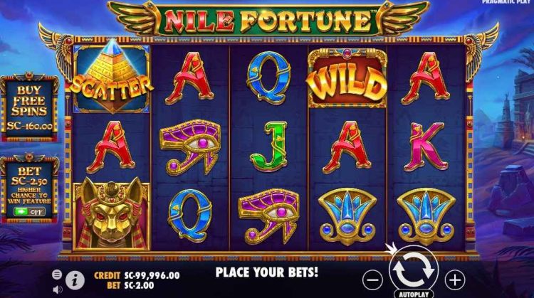 nile fortune sweeps slot