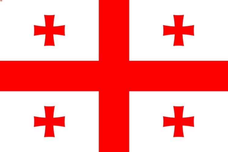 flag georgia usa