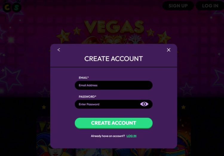 crown coins casino sign up form