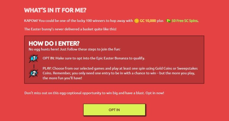 giveaway epic easter bonanza info
