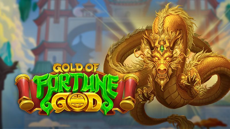 gold of fortune god slot banner