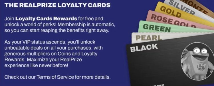 real prize loyalty cards