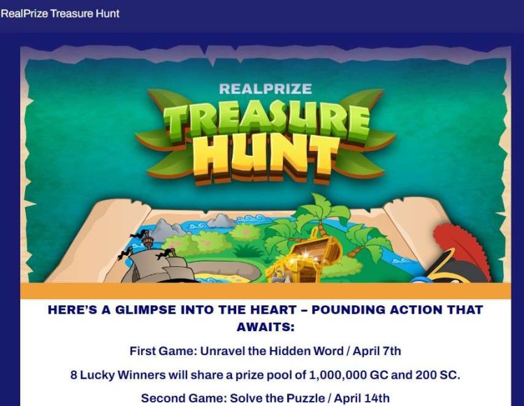 realprize treasure hunt