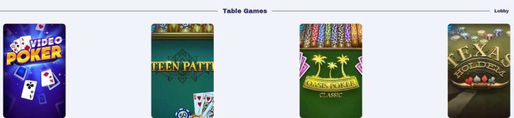 table games real prize casino