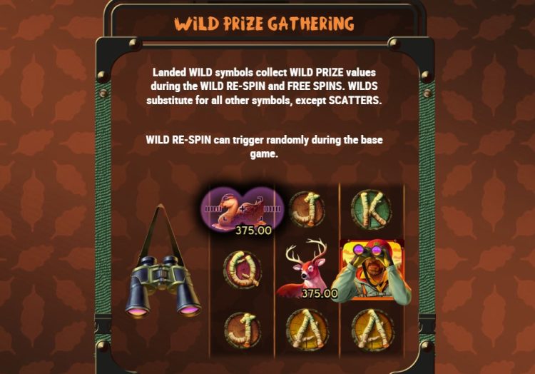 wild prize gathering info