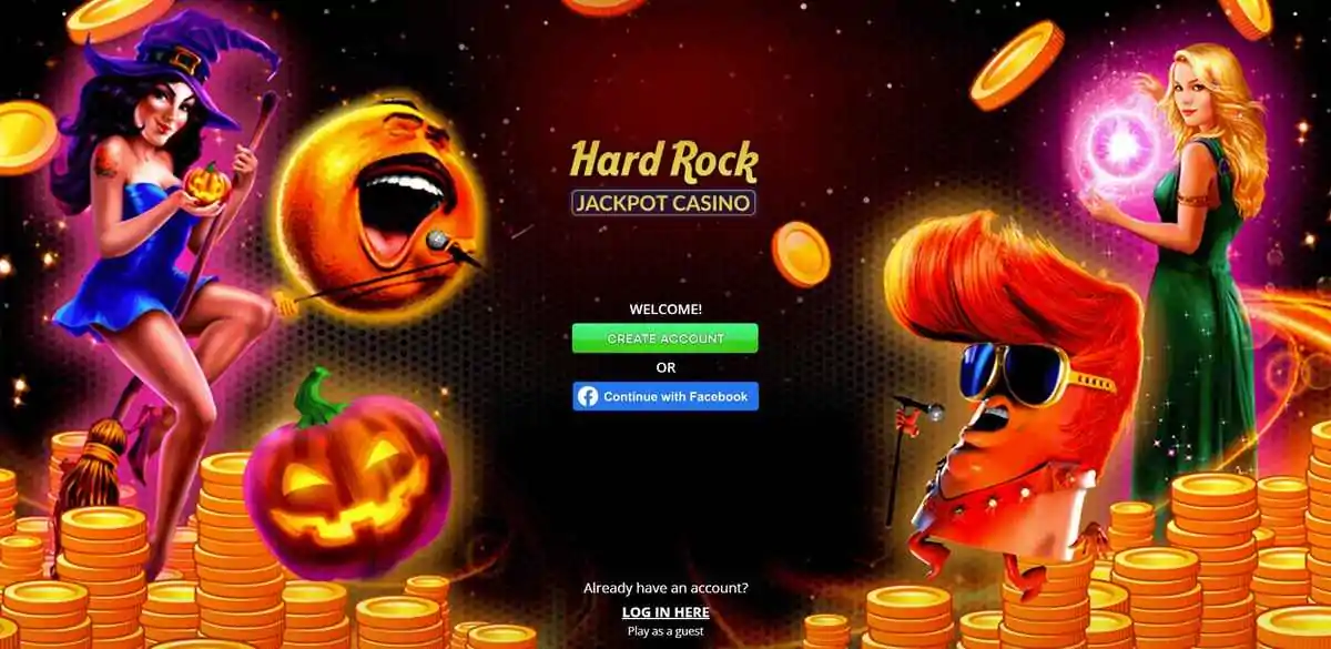 login methods in hard rock social casino